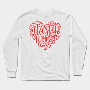 Nasty Woman Tattoo T-Shirt Long Sleeve T-Shirt